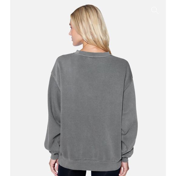 Hurley La Mer Boyfriend Gray Crewneck Sweatshirt Women's Size Small - Picture 2 of 8